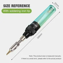 Portable Soldering Iron Pen Pure Butane Mini Alkane Gas Soldering Iron Gun Torch Welding Tool Cordless Kit Desoldering Equipment
Portable Soldering Iron Pen Pure Butane Mini Alkane Gas Soldering Iron Gun Torch Welding Tool Cordless Kit Desoldering Equipment