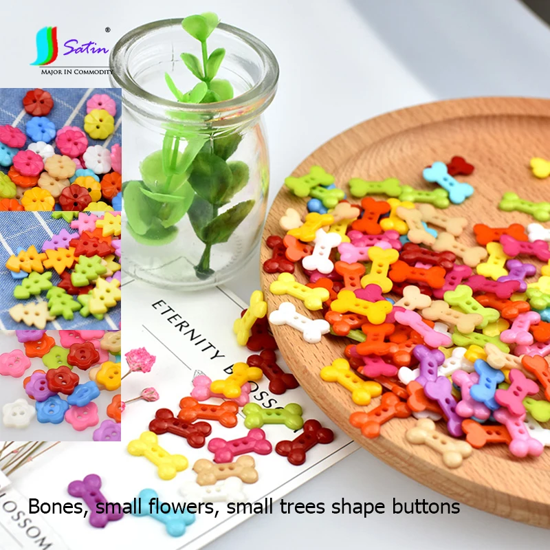 Wholesale Cute Bones, Small Flowers, Small Trees Shape Random Mixed Color Buttons Sewing Clothing Accessories Buttons A0378F
Wholesale Cute Bones, Small Flowers, Small Trees Shape Random Mixed Color Buttons Sewing Clothing Accessories Buttons A0378F