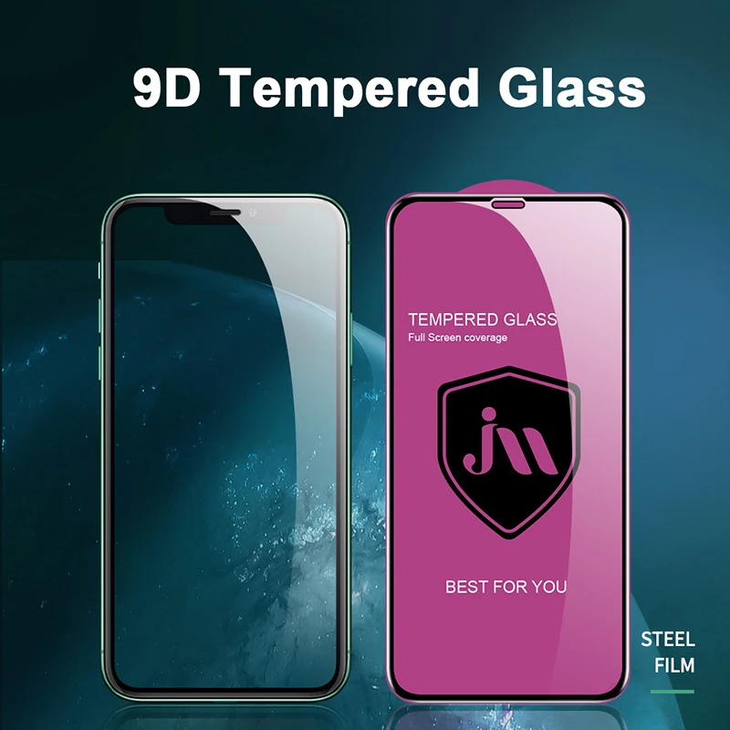 9D Защитная пленка с полным покрытием экрана протектор для iPhone 11 Pro Max XS XR