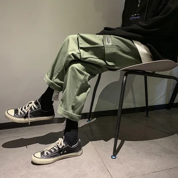 Men's casual pants 2020 spring new solid color multi-pocket overalls casual cropped pants youth personality trend men's clothing
Men's casual pants 2020 spring new solid color multi-pocket overalls casual cropped pants youth personality trend men's clothing
