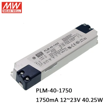 MEAN WELL PLM-40-1750 1750mA 12-23V DC 40W LED Power Supply 3-step analog Dimming Constant current mode LED Driver 110V/220VAC 
MEAN WELL PLM-40-1750 1750mA 12-23V DC 40W LED Power Supply 3-step analog Dimming Constant current mode LED Driver 110V/220VAC