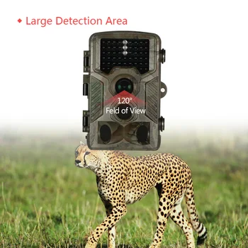 16MP 1080P Wildlife Trail Camera Outdoor Hunting Scouting Camera Digital Surveillance Camera 120° Wide Angle 0.6s Trigger Time
16MP 1080P Wildlife Trail Camera Outdoor Hunting Scouting Camera Digital Surveillance Camera 120° Wide Angle 0.6s Trigger Time