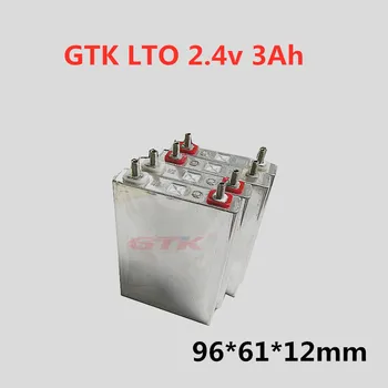 GTK LTO 2.4V 3Ah cells Lithium titanate battery fast charge for motor home solar scooter and so on. 
GTK LTO 2.4V 3Ah cells Lithium titanate battery fast charge for motor home solar scooter and so on.