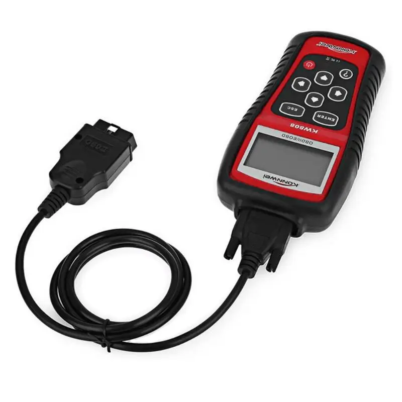 KW808 OBDII EOBD Cars Code Reader Scanner Detection Decoder Diagnostic Scan Tool G6KC
KW808 OBDII EOBD Cars Code Reader Scanner Detection Decoder Diagnostic Scan Tool G6KC