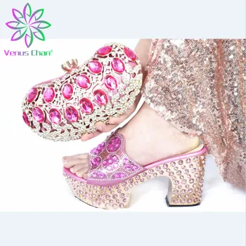New Pimk Color African Matching Shoes and Bags Italian In Women Shoe and Bag Set for Party In Women High Quality Wedding Shoes
New Pimk Color African Matching Shoes and Bags Italian In Women Shoe and Bag Set for Party In Women High Quality Wedding Shoes
