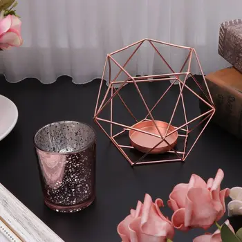 Nordic Style 3D Geometric Candlestick Metal Candle Holder Wedding Home Decor Hot 
Nordic Style 3D Geometric Candlestick Metal Candle Holder Wedding Home Decor Hot