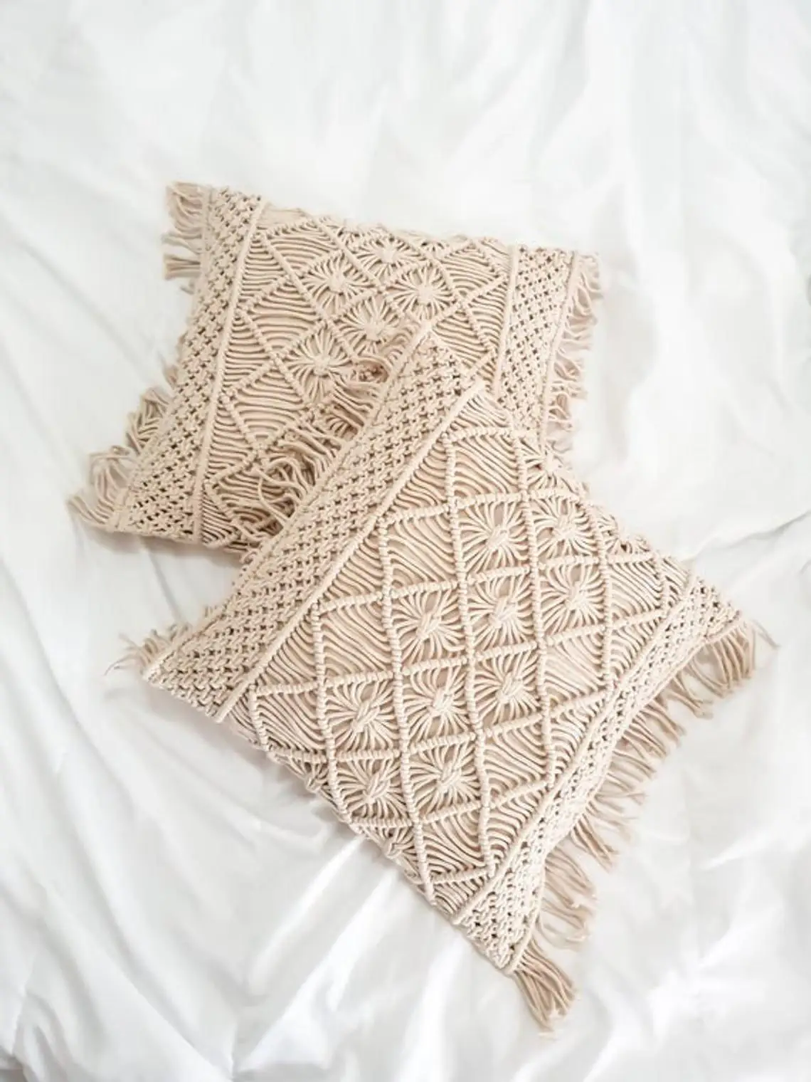 MOM'S YARD New Macrame Handmade Cotton Thread Pillowcase Bohemia Moroccan Sofa Cushion Cover Decorative Pillowcase High-end Gift
MOM'S YARD New Macrame Handmade Cotton Thread Pillowcase Bohemia Moroccan Sofa Cushion Cover Decorative Pillowcase High-end Gift
