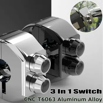 12V Horn Light CNC Switch Motorcycle Handlebar Button Latch/Momentary Cafe Racer Motorcycle Accessories
12V Horn Light CNC Switch Motorcycle Handlebar Button Latch/Momentary Cafe Racer Motorcycle Accessories