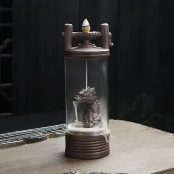 Charcoal Backflow Incense Burner Holder Dragon Sandalwood Incense Burner Aromatherapy Incienso Quemador Incense Burner Box
Charcoal Backflow Incense Burner Holder Dragon Sandalwood Incense Burner Aromatherapy Incienso Quemador Incense Burner Box