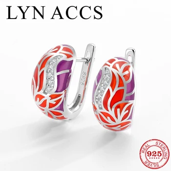 LYNACCS Silver 925 Jewelry Earrings for Women Red Enamel Plant 925 Sterling Silver Flower Stud Earrings Trendy Fine Jewelry
LYNACCS Silver 925 Jewelry Earrings for Women Red Enamel Plant 925 Sterling Silver Flower Stud Earrings Trendy Fine Jewelry