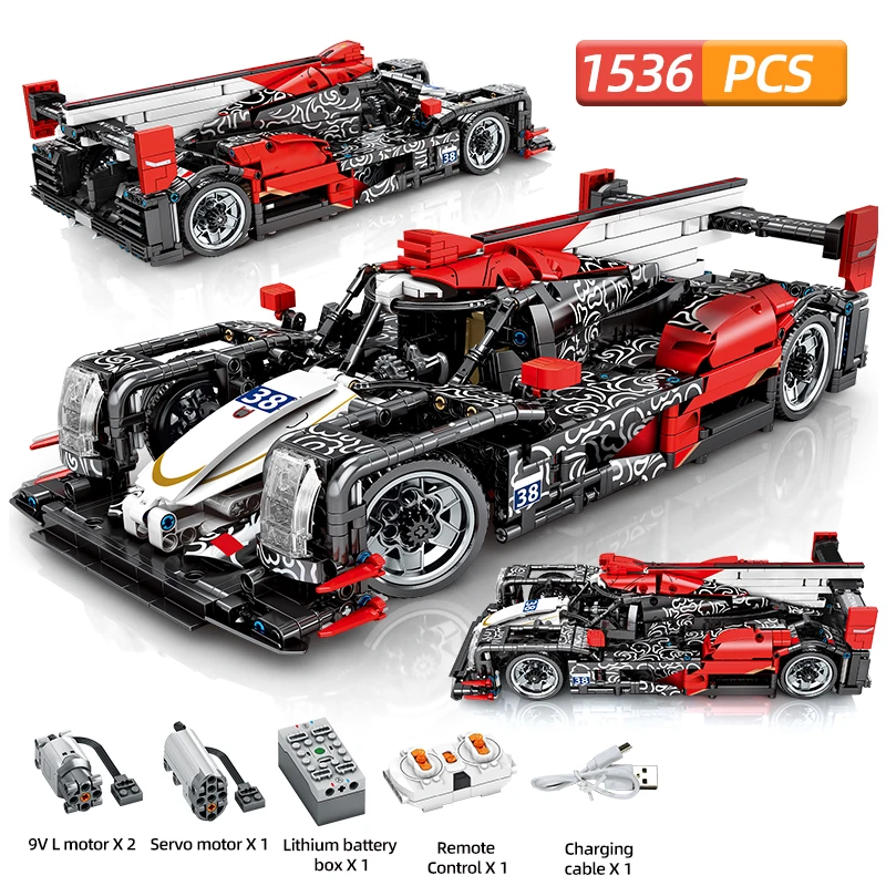 Technic Racing Car Building Blocks Model Remote Control 1:14 MOC RC/non-RC Sports Speed Racer Vehicle Bricks Toys for Children
Technic Racing Car Building Blocks Model Remote Control 1:14 MOC RC/non-RC Sports Speed Racer Vehicle Bricks Toys for Children