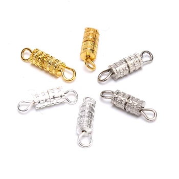 20Pcs/Set Brass Column Screw Clasps Barrel Screw Clasp for Bracelet Necklace Jewelry Making Findings Supplies
20Pcs/Set Brass Column Screw Clasps Barrel Screw Clasp for Bracelet Necklace Jewelry Making Findings Supplies