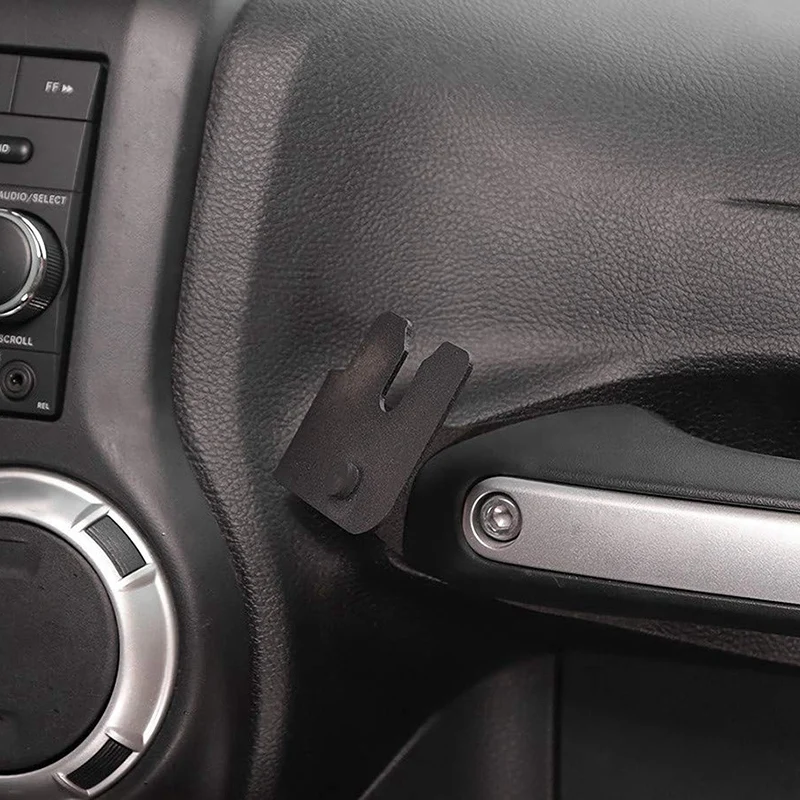U 75WXST CB Radio Mic Mount Holder Passenger Grab Bar For Jeep Wrangler