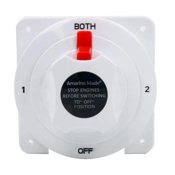 12V To 36V Easy Install Corrosion Resistant Marine RV Replacement Battery Selector Switch Small Boat Screws Fasten Power Off
12V To 36V Easy Install Corrosion Resistant Marine RV Replacement Battery Selector Switch Small Boat Screws Fasten Power Off