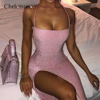 Fashion Sequins Dress Women Summer Sexy Side Split Backless Bodycon Dress Party club Dress
Fashion Sequins Dress Women Summer Sexy Side Split Backless Bodycon Dress Party club Dress