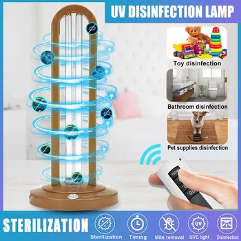 110V/220V Portable Ultraviolet Germicidal Lamp With Remote Controller Ozone UV Sterilizer Disinfection Light Kill Mite Bacterial 
110V/220V Portable Ultraviolet Germicidal Lamp With Remote Controller Ozone UV Sterilizer Disinfection Light Kill Mite Bacterial