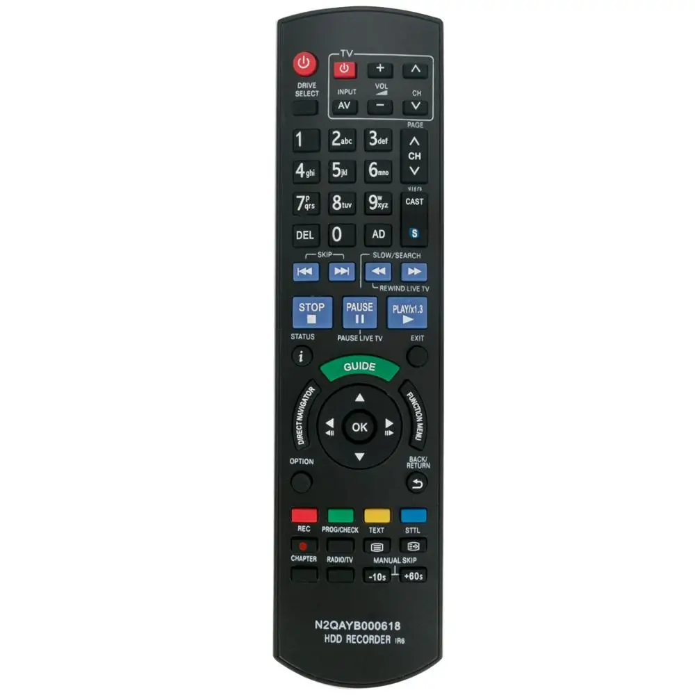 New N2QAYB000618 Replaced Remote Control fit for Panasonic HDD DVD IR6 Recorder DMR-HW100EBK
New N2QAYB000618 Replaced Remote Control fit for Panasonic HDD DVD IR6 Recorder DMR-HW100EBK