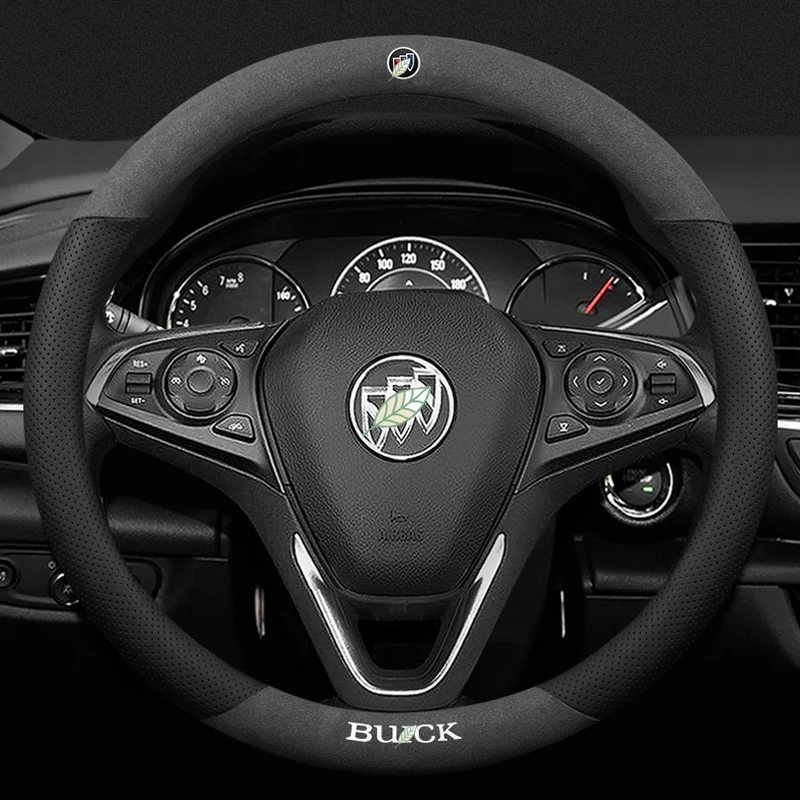 For Buick 3D Laser Printing Logo Cow Leather Car Steering Wheel Cover Fit Excellegt Verano lacrosse Envision Excelle Encore
For Buick 3D Laser Printing Logo Cow Leather Car Steering Wheel Cover Fit Excellegt Verano lacrosse Envision Excelle Encore