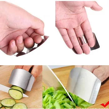 Vegetable Finger Guard Protector Gadgets For Hand Safe Easy Cutting Cooking Tools 1/2PCS Stainless Steel Kitchen Accessories
Vegetable Finger Guard Protector Gadgets For Hand Safe Easy Cutting Cooking Tools 1/2PCS Stainless Steel Kitchen Accessories