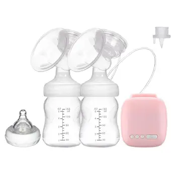 Electric Double Breast Pump Kit with 2 Milk Bottles Milk Extractor Breastfeeding Assistant Breast Massager
Electric Double Breast Pump Kit with 2 Milk Bottles Milk Extractor Breastfeeding Assistant Breast Massager