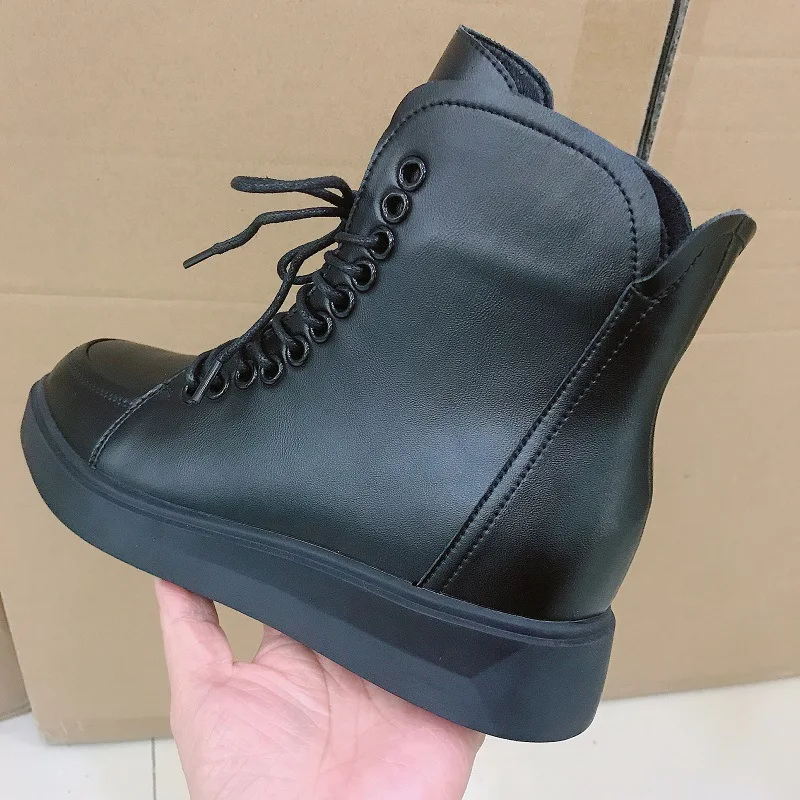 Martin Boots Women's 2019 New Style Korean-style-Style Leather Bootie Lace-up plus Velvet Zipper Winter Shoes Subnet Red Tide WO
Martin Boots Women's 2019 New Style Korean-style-Style Leather Bootie Lace-up plus Velvet Zipper Winter Shoes Subnet Red Tide WO