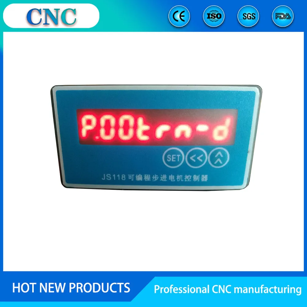 Programmable JS118 1-axis stepper motor controller Maximum output frequency: 999Hz; Output frequency resolution: 1Hz;
Programmable JS118 1-axis stepper motor controller Maximum output frequency: 999Hz; Output frequency resolution: 1Hz;