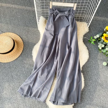Loose Pants Women's High-waisted Slimming Drape Suit Pants Spring Autumn Clothing Retro Stripes Floor-Length Trousers Pants
Loose Pants Women's High-waisted Slimming Drape Suit Pants Spring Autumn Clothing Retro Stripes Floor-Length Trousers Pants