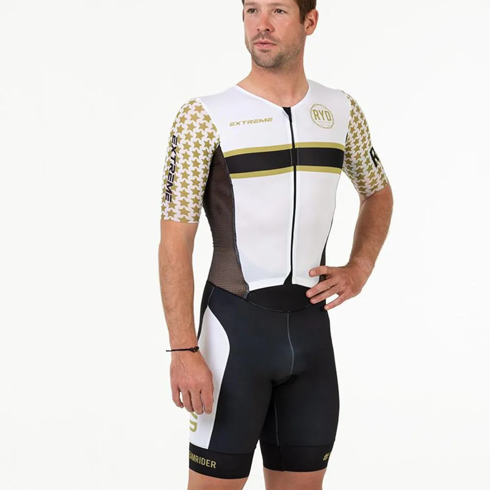 

2021 Triathlon Ropa Ciclismo Short Sleeves Men's Cycling Jersey Sportswear Outdoor Bike Clothing Summer Roadbike Skinsuit Suit