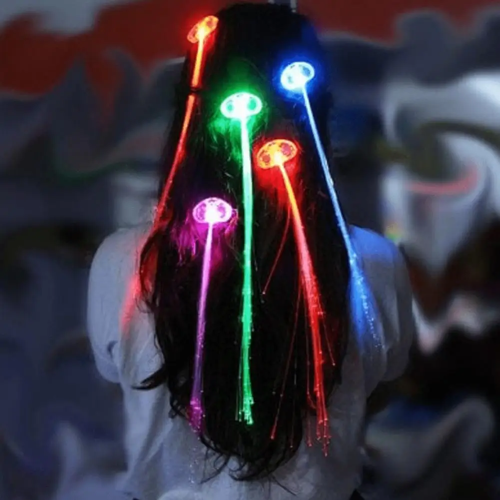 GloryStar 12Pcs LED Hair Clip Flashing Fiber Optic Braids Styling Light for Bar Party
GloryStar 12Pcs LED Hair Clip Flashing Fiber Optic Braids Styling Light for Bar Party