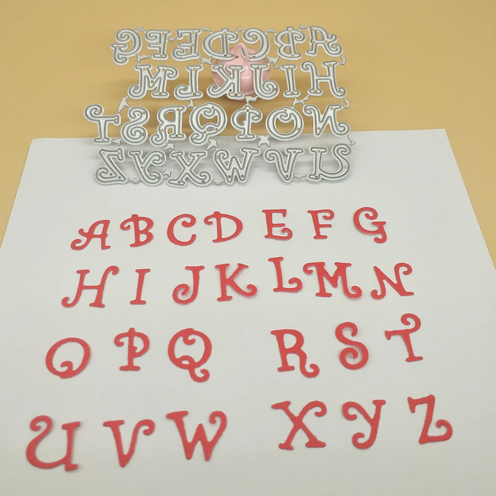 26 English letters metal cutting mold scrapbook photo album decoration DIY handmade art
26 English letters metal cutting mold scrapbook photo album decoration DIY handmade art