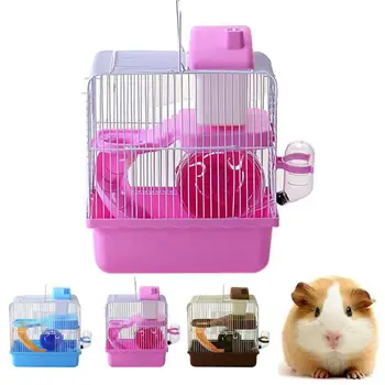Rat Cage Mouse Home 2 Floors 3 Color Storage Pet Supplies Outdoor Luxurious Portable Storey Hamster Cage Water Bottle Carrier
Rat Cage Mouse Home 2 Floors 3 Color Storage Pet Supplies Outdoor Luxurious Portable Storey Hamster Cage Water Bottle Carrier