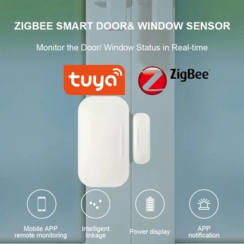 Tuya Mini ZigBee3.0 door sensor wireless smart security alarm sensor window sensors alarm system Smart Home Detector Tuya App
Tuya Mini ZigBee3.0 door sensor wireless smart security alarm sensor window sensors alarm system Smart Home Detector Tuya App