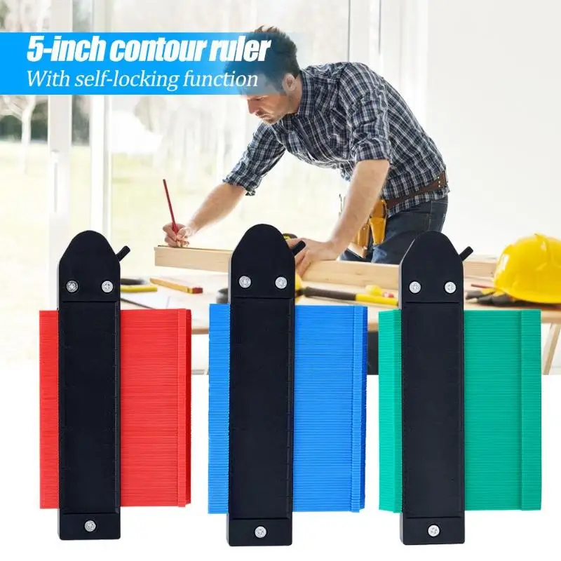 NEW Self-lock Contour Gauge Template Tiling Skirting Laminate Profile Woodwork Ruler for Measuring Shape of Irregular Objects
NEW Self-lock Contour Gauge Template Tiling Skirting Laminate Profile Woodwork Ruler for Measuring Shape of Irregular Objects