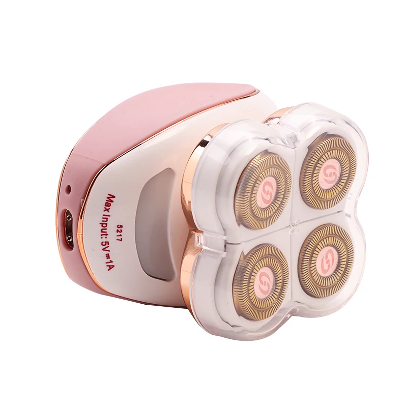 Usb Rechargeable Epilator Women's Four-head Shaver 360-degree Rotary Shaver Electric Hair Remover
Usb Rechargeable Epilator Women's Four-head Shaver 360-degree Rotary Shaver Electric Hair Remover