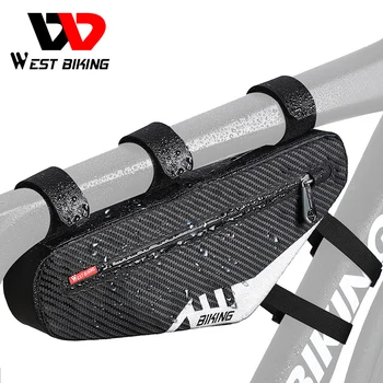 WEST BIKING Waterproof Cycling Tube Bags 2L Cycling Frame Front Bags Repair Tools Pannier Bicycle Bag MTB Road Bike Triangle Bag
WEST BIKING Waterproof Cycling Tube Bags 2L Cycling Frame Front Bags Repair Tools Pannier Bicycle Bag MTB Road Bike Triangle Bag