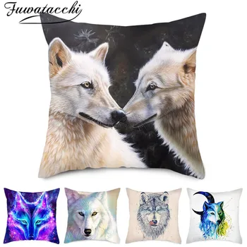 Fuwatacchi Abstract Painting Wolf Photo Pilow Case Majestic Animal Pillows Cover for Home Sofa Decorative Cushion Covers 45x45cm
Fuwatacchi Abstract Painting Wolf Photo Pilow Case Majestic Animal Pillows Cover for Home Sofa Decorative Cushion Covers 45x45cm
