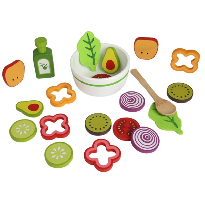 Children's Simulation Fruit and Vegetable Salad Kitchen Simulation Food and Vegetables Cognitive Puzzle Wooden Toys 
Children's Simulation Fruit and Vegetable Salad Kitchen Simulation Food and Vegetables Cognitive Puzzle Wooden Toys