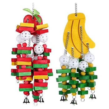 Bird Wood Chew Toy 2 Pieces Banana Apple Parrot Cake Chew Toy Large Medium Sized Macaw Bird Toy
Bird Wood Chew Toy 2 Pieces Banana Apple Parrot Cake Chew Toy Large Medium Sized Macaw Bird Toy