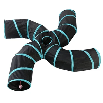 Foldable Pet Cat Tunnel Toy Collapsible 4 Holes S-Type Cat Tent Tunnel Play Tube Toy Indoor Outdoor Cat Training Toy
Foldable Pet Cat Tunnel Toy Collapsible 4 Holes S-Type Cat Tent Tunnel Play Tube Toy Indoor Outdoor Cat Training Toy