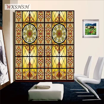 Customized Size Stained Window Stickers Static Cling Colored Drawing Church Stained Window Wardrobe Decor Glass Film 40cmx100cm
Customized Size Stained Window Stickers Static Cling Colored Drawing Church Stained Window Wardrobe Decor Glass Film 40cmx100cm