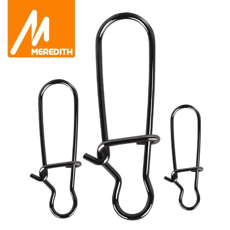 MEREDITH 50pcs Stainless Steel Hook Fast Clip Lock Snap Swivel Solid Rings Safety Snaps Fishing Hook Connector
MEREDITH 50pcs Stainless Steel Hook Fast Clip Lock Snap Swivel Solid Rings Safety Snaps Fishing Hook Connector