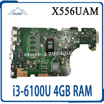 AKEMY X555UA original mainboard For Asus X555UJ X555UF X555UQ X555UB X555U F555U A555U K555U i3-6100U 4GB RAM Laptop motherboard 
AKEMY X555UA original mainboard For Asus X555UJ X555UF X555UQ X555UB X555U F555U A555U K555U i3-6100U 4GB RAM Laptop motherboard