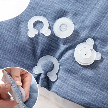 4Pcs/Set Plastic Bed Duvet Holders Comforter Grippers Durable Sheet Accessories Blankets Fastener Clips Quilt Clip Portable
4Pcs/Set Plastic Bed Duvet Holders Comforter Grippers Durable Sheet Accessories Blankets Fastener Clips Quilt Clip Portable