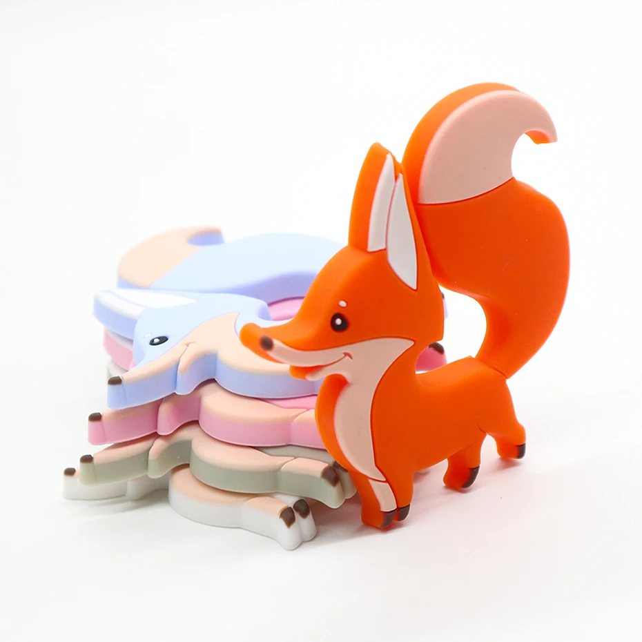 1PC NEW Fox Baby Teether Animal Shape Rodent Pacifier Pendant Baby Teething Toys Infant Chew Charm Toddler Toys Newborn Gift
1PC NEW Fox Baby Teether Animal Shape Rodent Pacifier Pendant Baby Teething Toys Infant Chew Charm Toddler Toys Newborn Gift