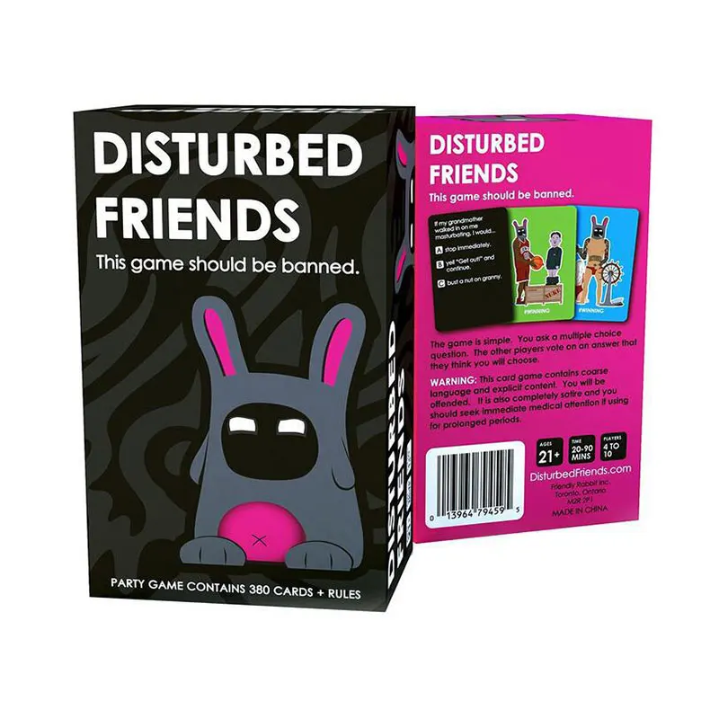Disturbed Friends Board Game Card Exploding Desktop Puzzle Game for Adults Children Strategy Game
Disturbed Friends Board Game Card Exploding Desktop Puzzle Game for Adults Children Strategy Game