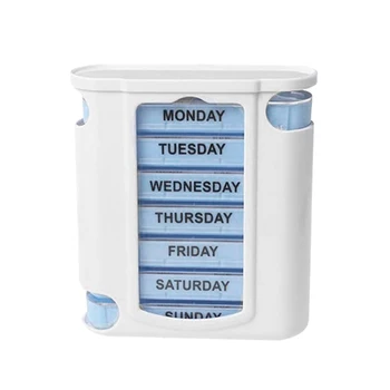 28 Grid Pill Box 7 Days Pill Organizer Pro Storage Case Compact Organize Mini Pills Storage Box Convenient Storage Box
28 Grid Pill Box 7 Days Pill Organizer Pro Storage Case Compact Organize Mini Pills Storage Box Convenient Storage Box