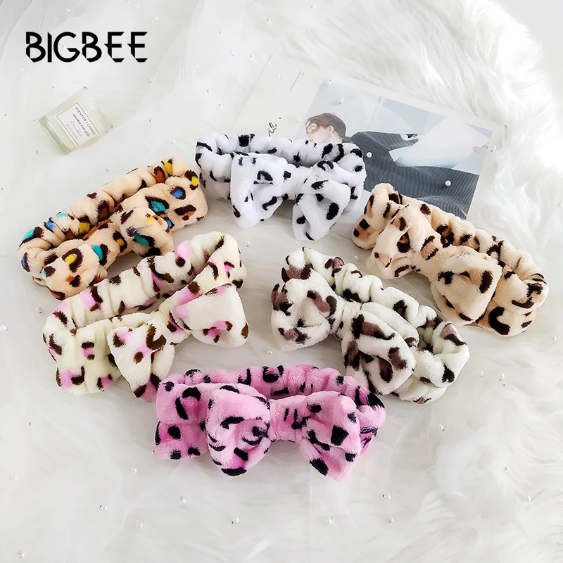 Fine Leopard Print Headbands for Women Winter Headband Scrunchies Wash Face Elastic Bow Girl Hair Ties Hair Accessories Headwear
Fine Leopard Print Headbands for Women Winter Headband Scrunchies Wash Face Elastic Bow Girl Hair Ties Hair Accessories Headwear