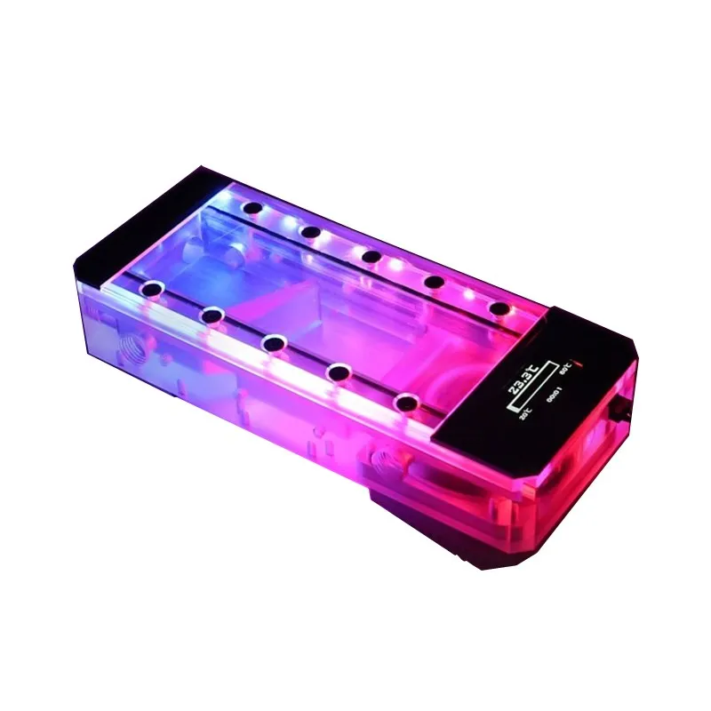 Barrow 17W Pump Radiator One-Piece LED display PWM speed control type For Case Water cooling Heatsink 150MM/200MM Optional
Barrow 17W Pump Radiator One-Piece LED display PWM speed control type For Case Water cooling Heatsink 150MM/200MM Optional