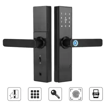 cerradura puerta WiFi Touch Screen Fingerprint Password IC Card Smart Door Lock with Mechanical Key for Tuya
cerradura puerta WiFi Touch Screen Fingerprint Password IC Card Smart Door Lock with Mechanical Key for Tuya