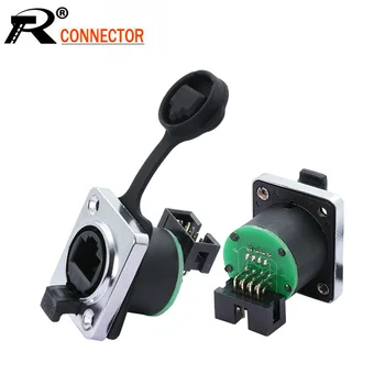 10pcs/lot Right Angle PCB Board RJ45 Female Jack Panel Mount IP65 Waterproof 8P8C RJ45 Ethernet Plug Socket Chassis Connector
10pcs/lot Right Angle PCB Board RJ45 Female Jack Panel Mount IP65 Waterproof 8P8C RJ45 Ethernet Plug Socket Chassis Connector